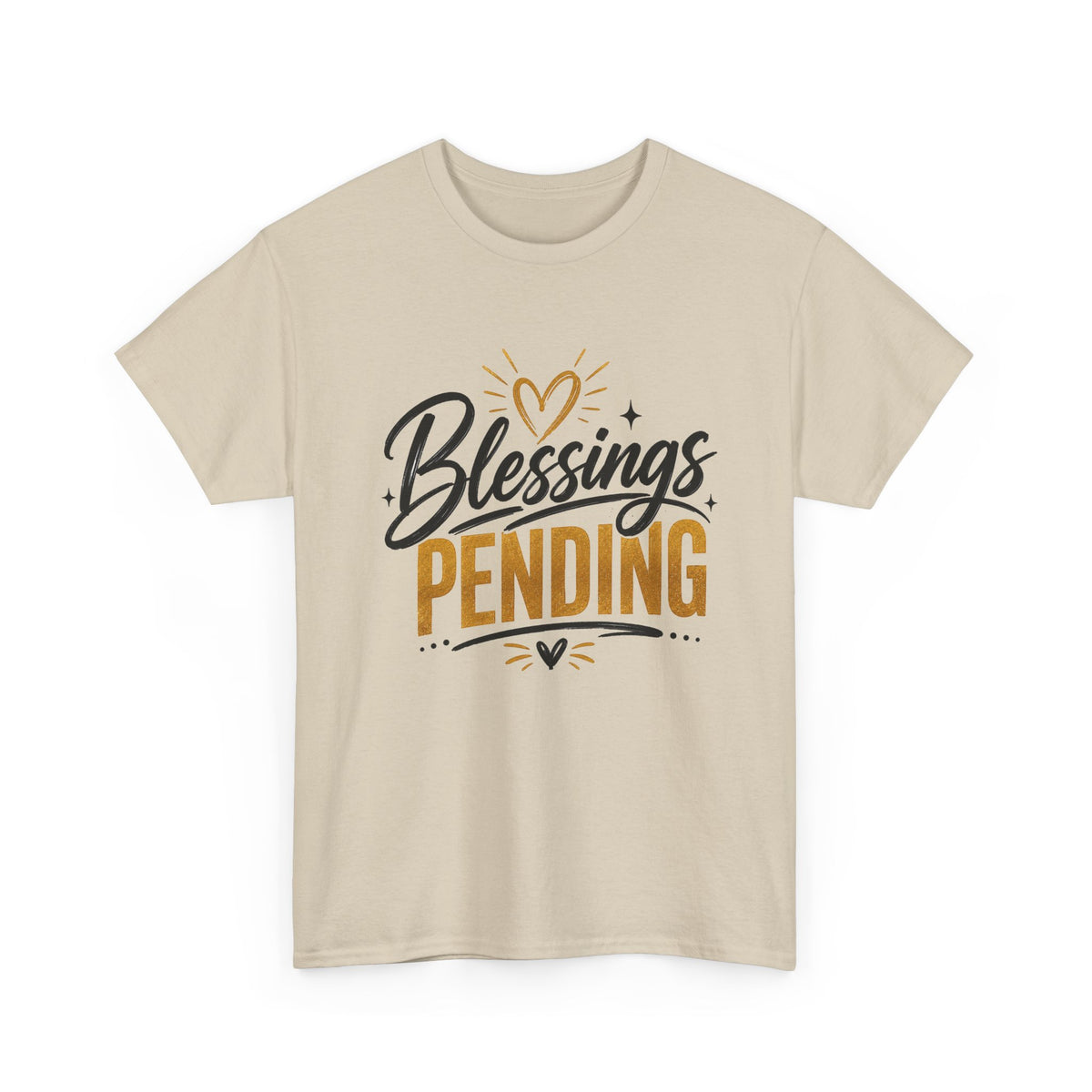 Blessings Pending Tee — Pregnancy Announcement Graphic, Soft Cotton, Unisex