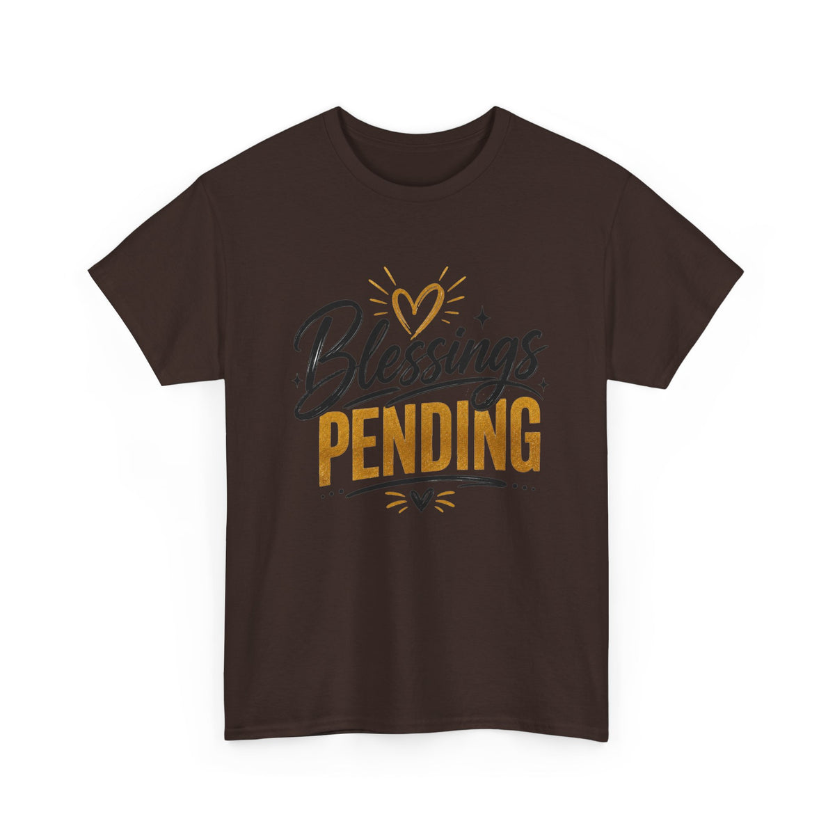 Blessings Pending Tee — Pregnancy Announcement Graphic, Soft Cotton, Unisex