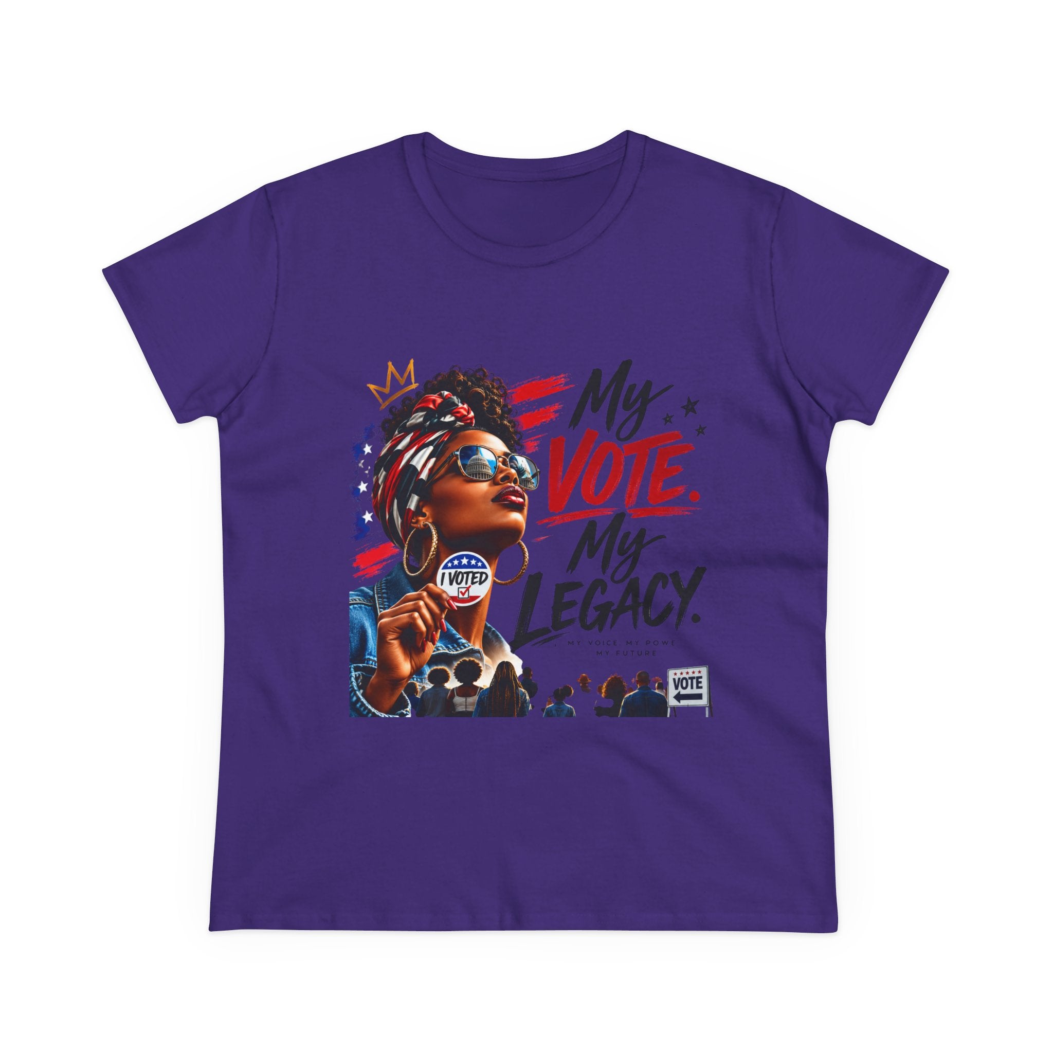 My Vote. My Legacy. Tee — Semi-Fitted
