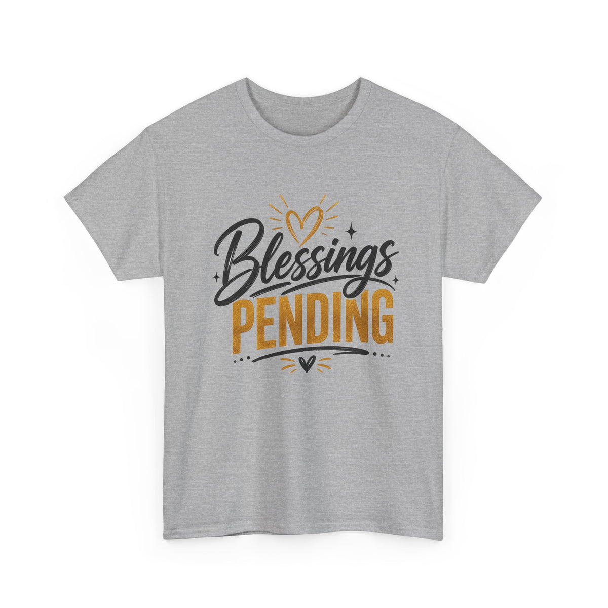 Blessings Pending Tee — Pregnancy Announcement Graphic, Soft Cotton, Unisex