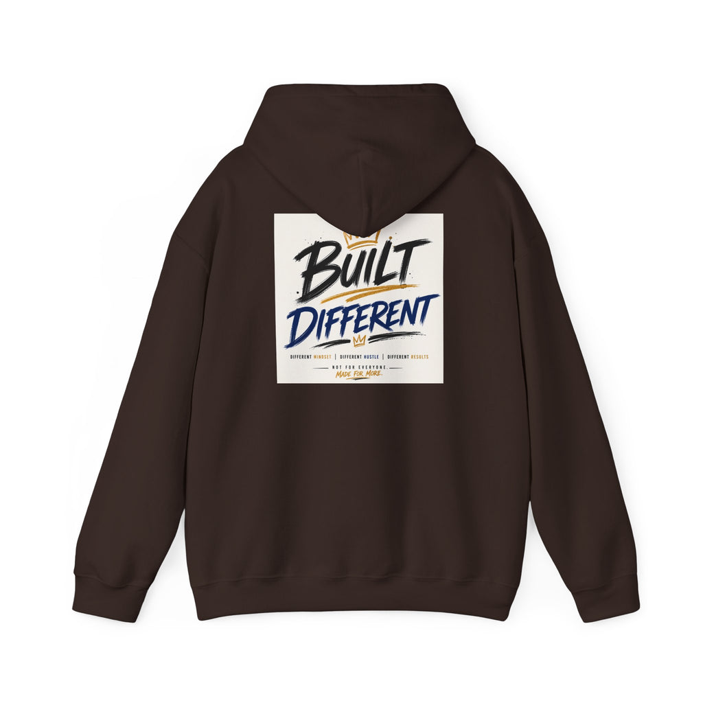Wear Your Moment Unisex Graphic Hoodie – Built Different Pullover, 50/50 Cotton-Poly, Sizes S–4XL