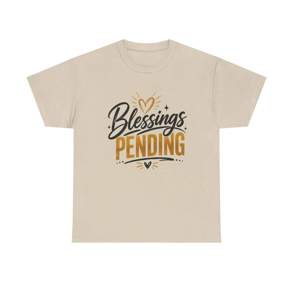 Blessings Pending Tee — Pregnancy Announcement Graphic, Soft Cotton, Unisex