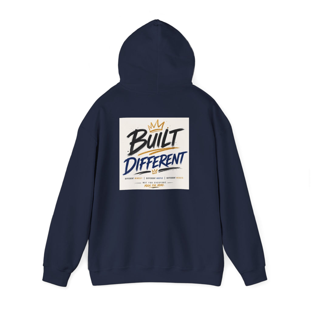 Wear Your Moment Unisex Graphic Hoodie – Built Different Pullover, 50/50 Cotton-Poly, Sizes S–4XL
