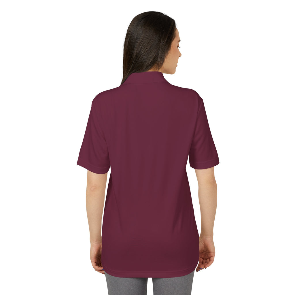 WVM Minimalist Performance Polo — White Athletic Golf Shirt