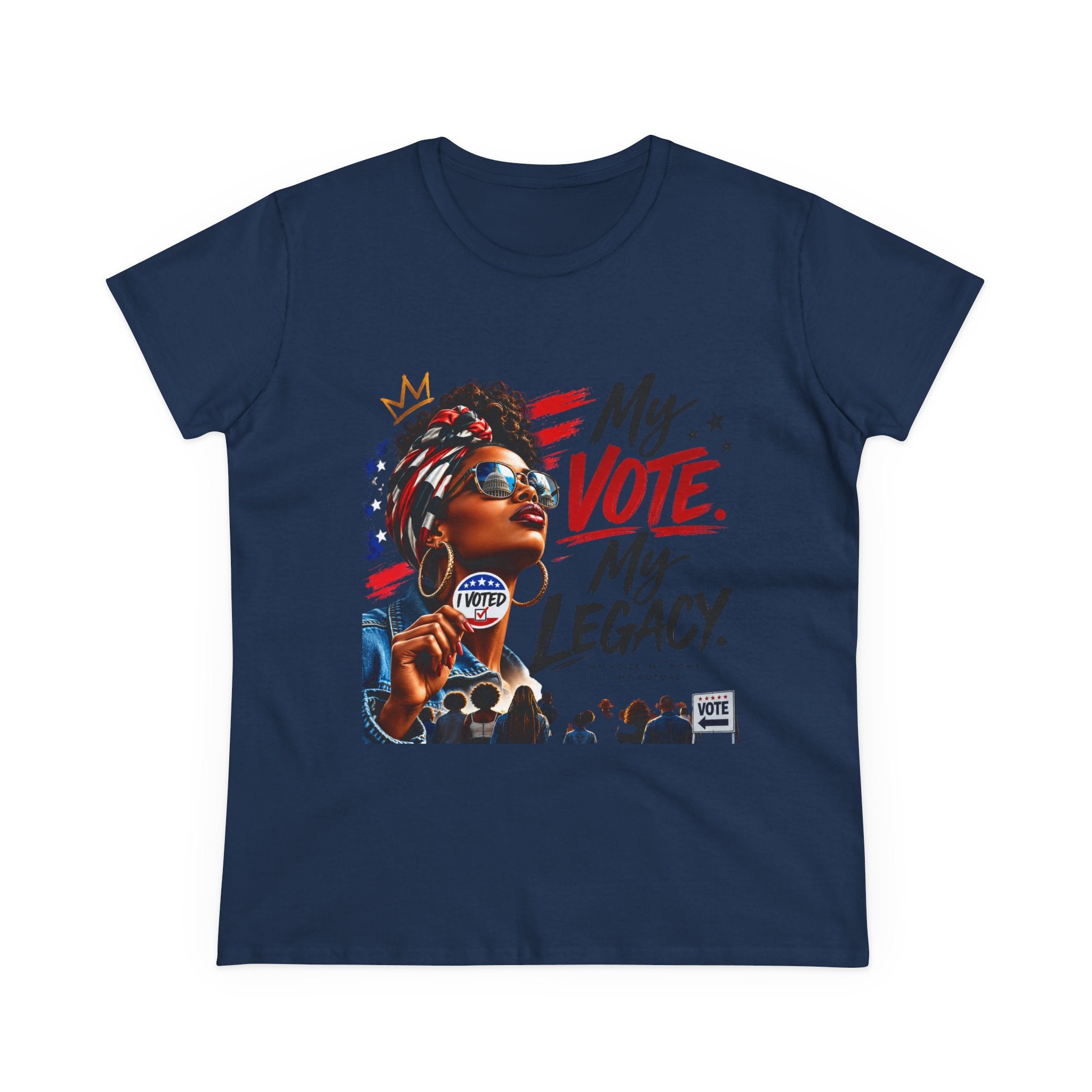 My Vote. My Legacy. Tee — Semi-Fitted