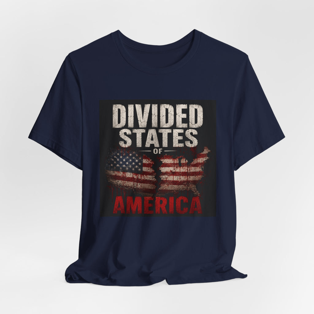 Divided States America Graphic Tee — Political Statement T-Shirt
