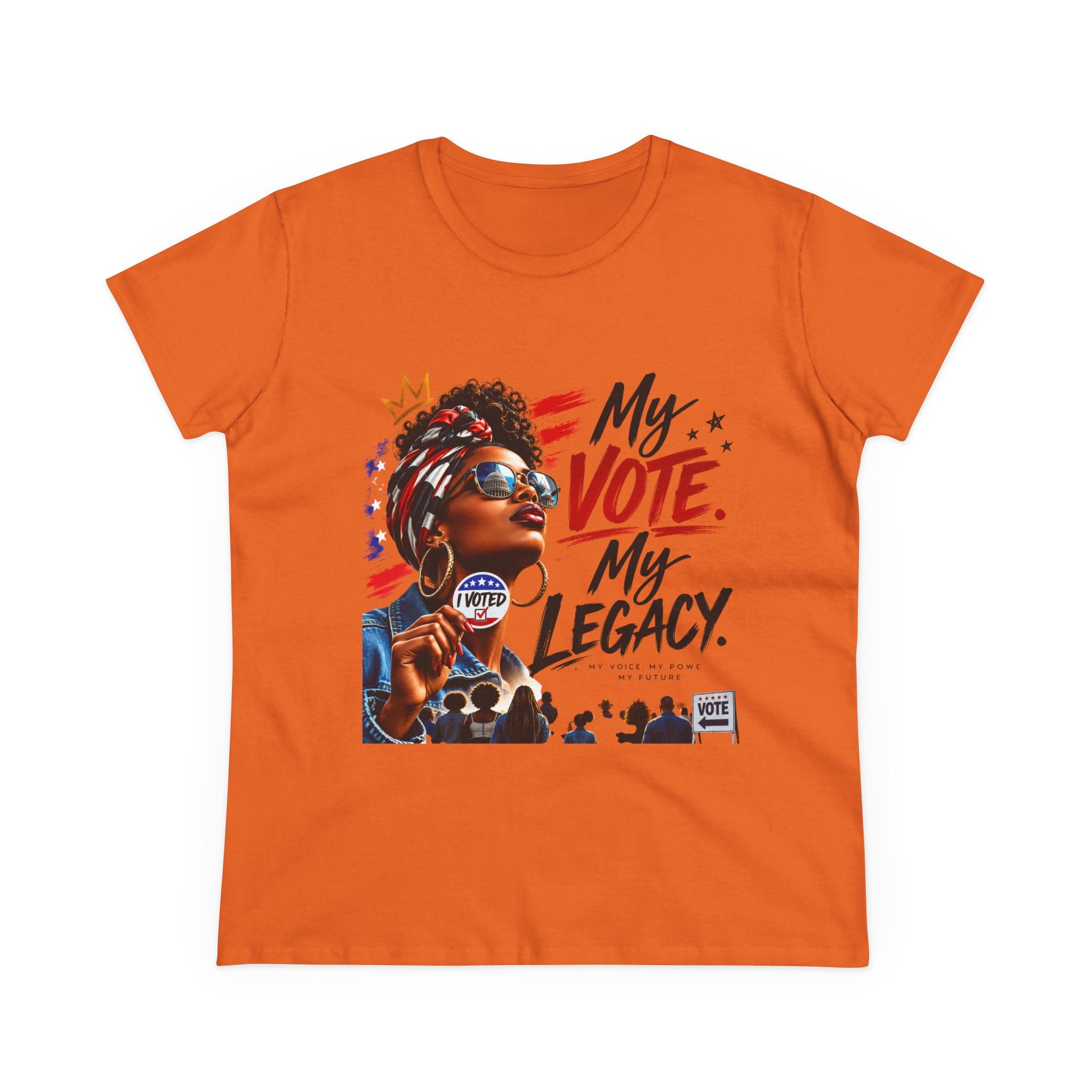 My Vote. My Legacy. Tee — Semi-Fitted