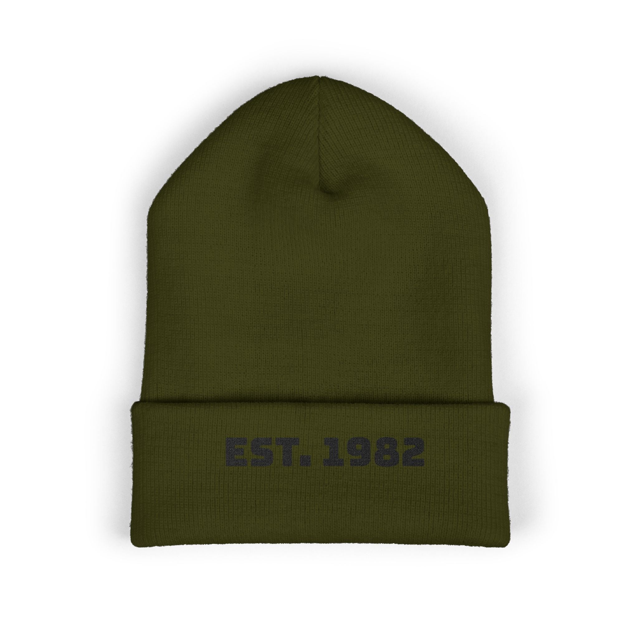 Embroidered "EST. 1982" Cuffed Beanie