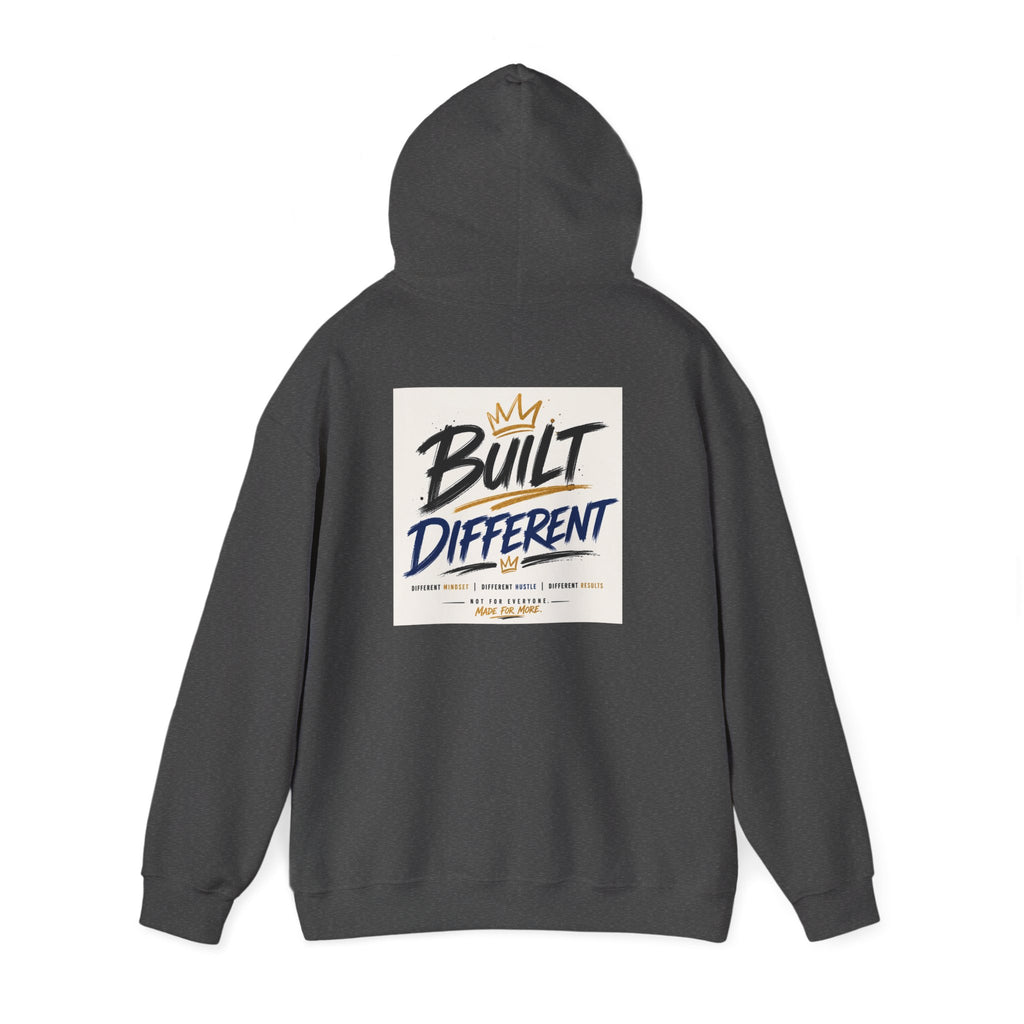 Wear Your Moment Unisex Graphic Hoodie – Built Different Pullover, 50/50 Cotton-Poly, Sizes S–4XL