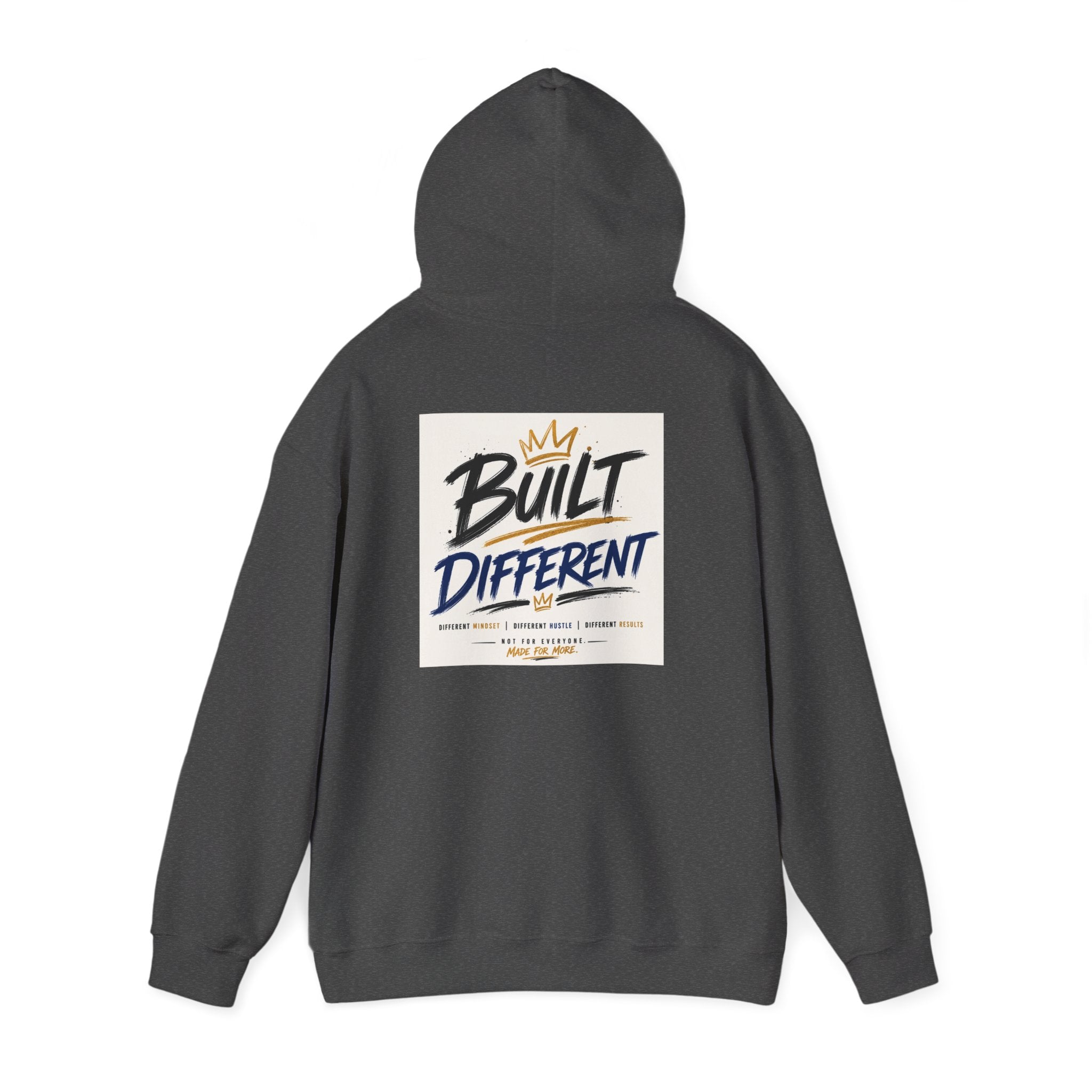 Wear Your Moment Unisex Graphic Hoodie – Built Different Pullover, 50/50 Cotton-Poly, Sizes S–4XL