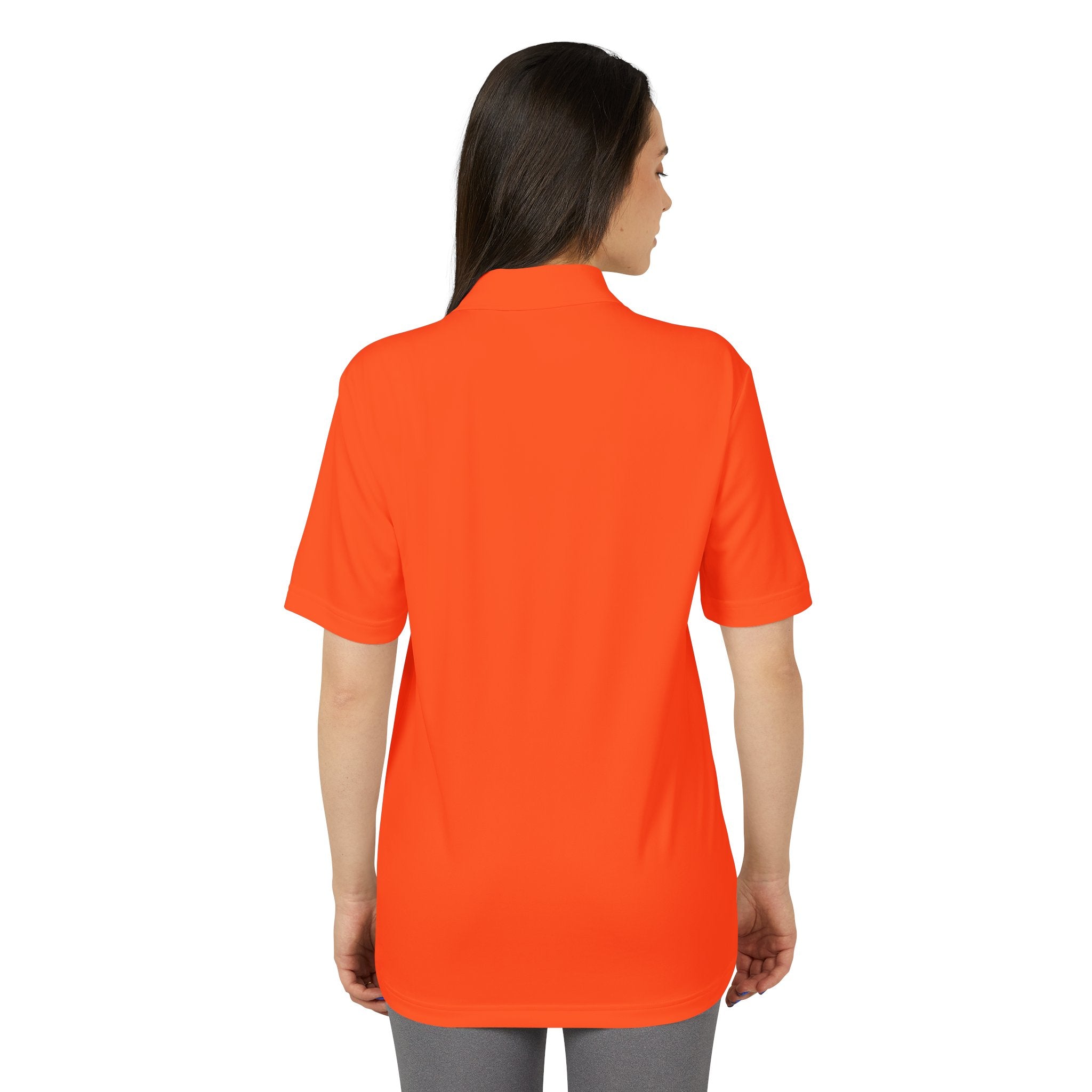 WVM Minimalist Performance Polo — White Athletic Golf Shirt