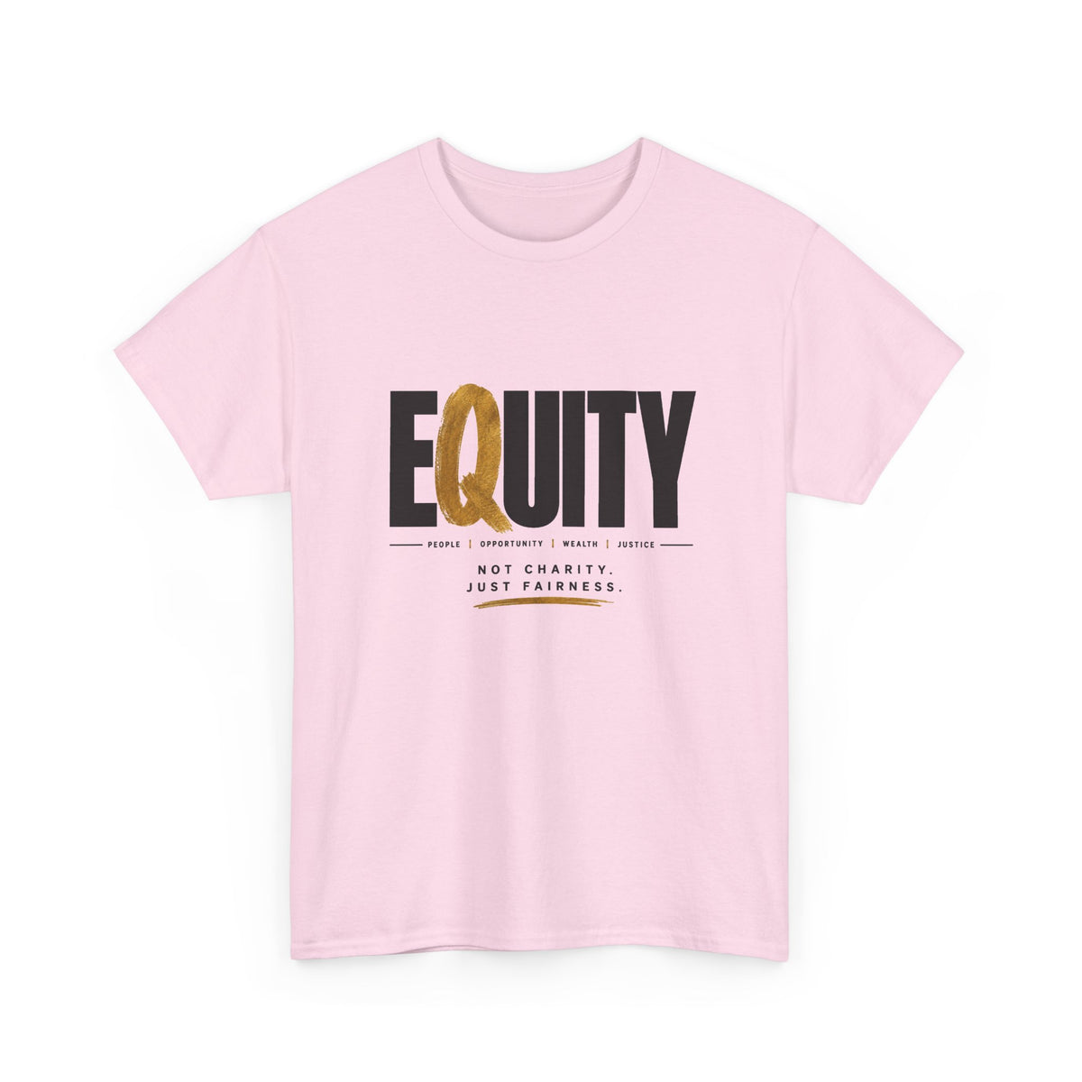 Equity Graphic Tee — "EQUITY" Gold Q Awareness T‑Shirt
