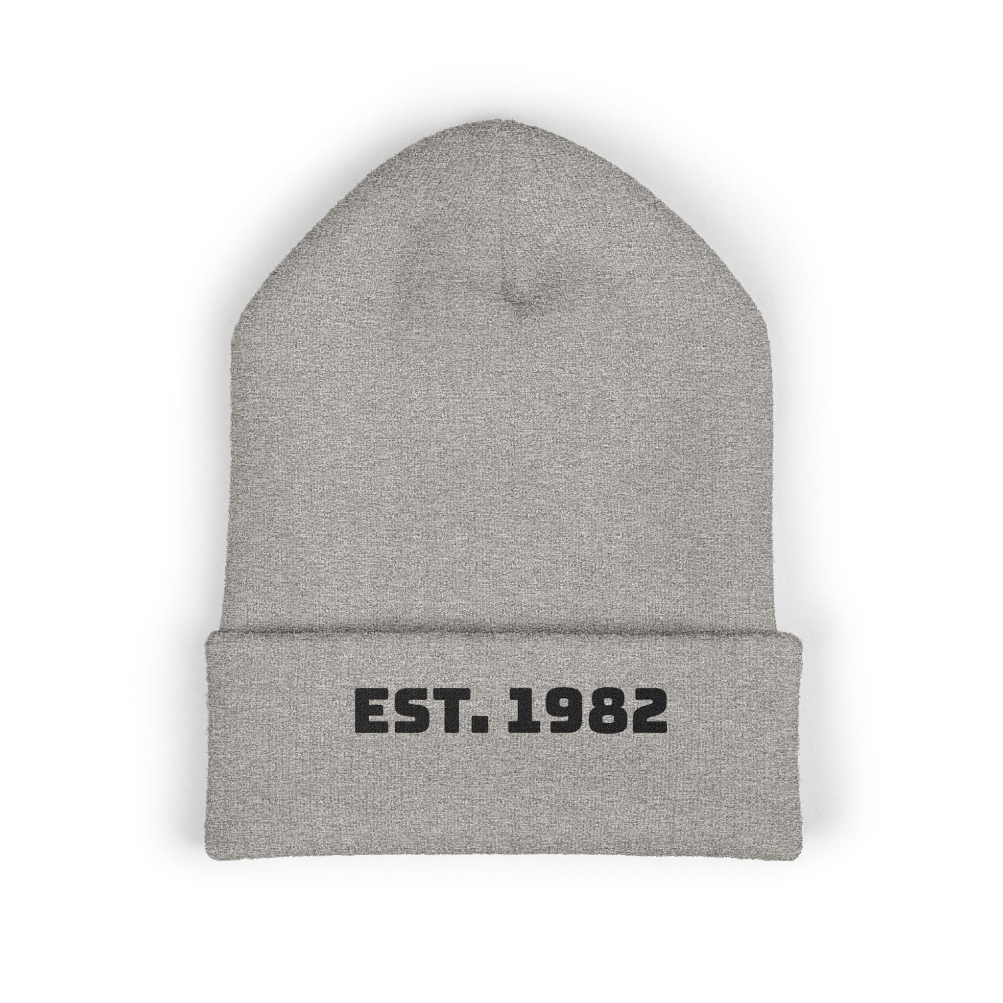 Embroidered "EST. 1982" Cuffed Beanie