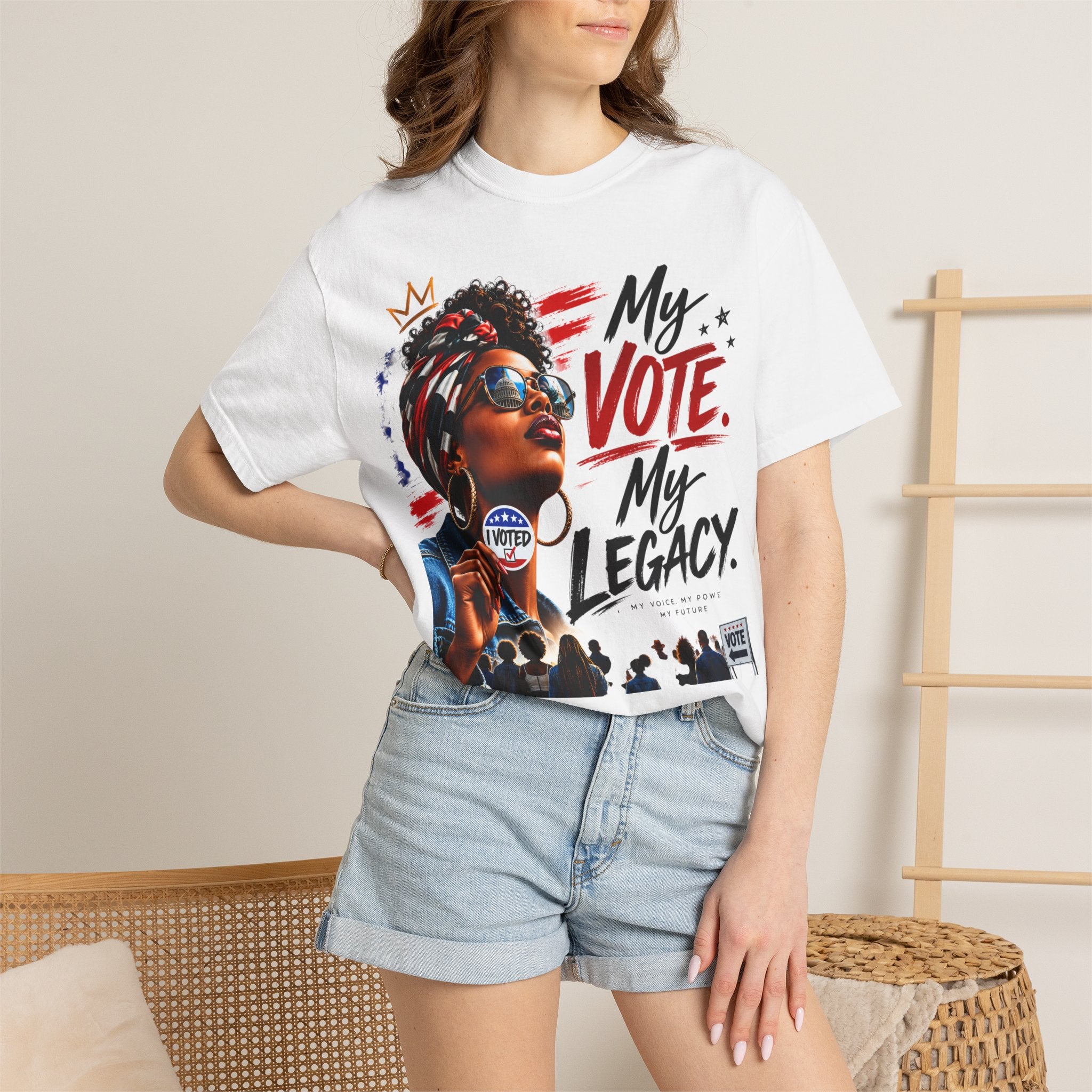 My Vote. My Legacy. Tee — Garment-Dyed