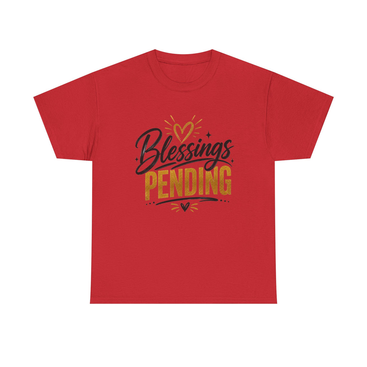 Blessings Pending Tee — Pregnancy Announcement Graphic, Soft Cotton, Unisex