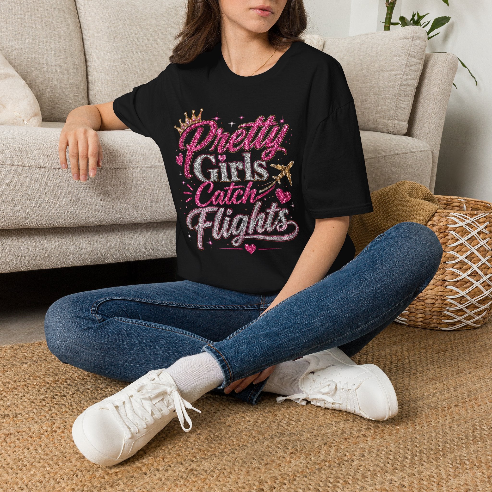 Pretty Girls Catch Flights Tee