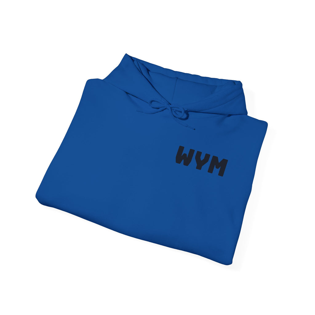 Wear Your Moment Unisex Graphic Hoodie – Built Different Pullover, 50/50 Cotton-Poly, Sizes S–4XL