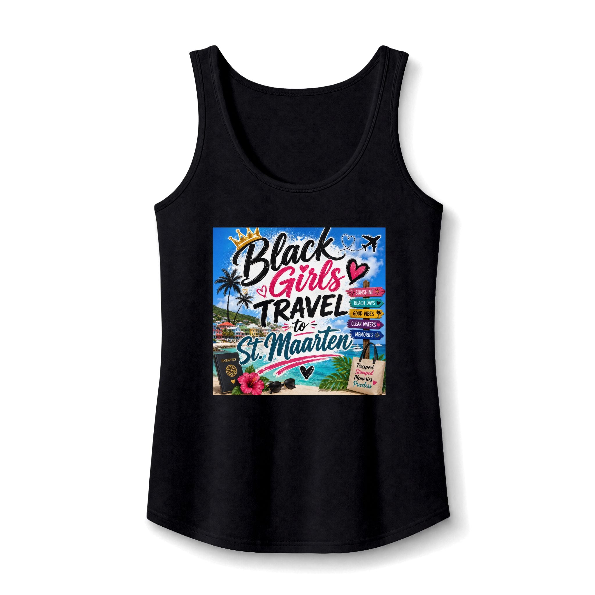 Black Girls Travel to St. Maarten Tank