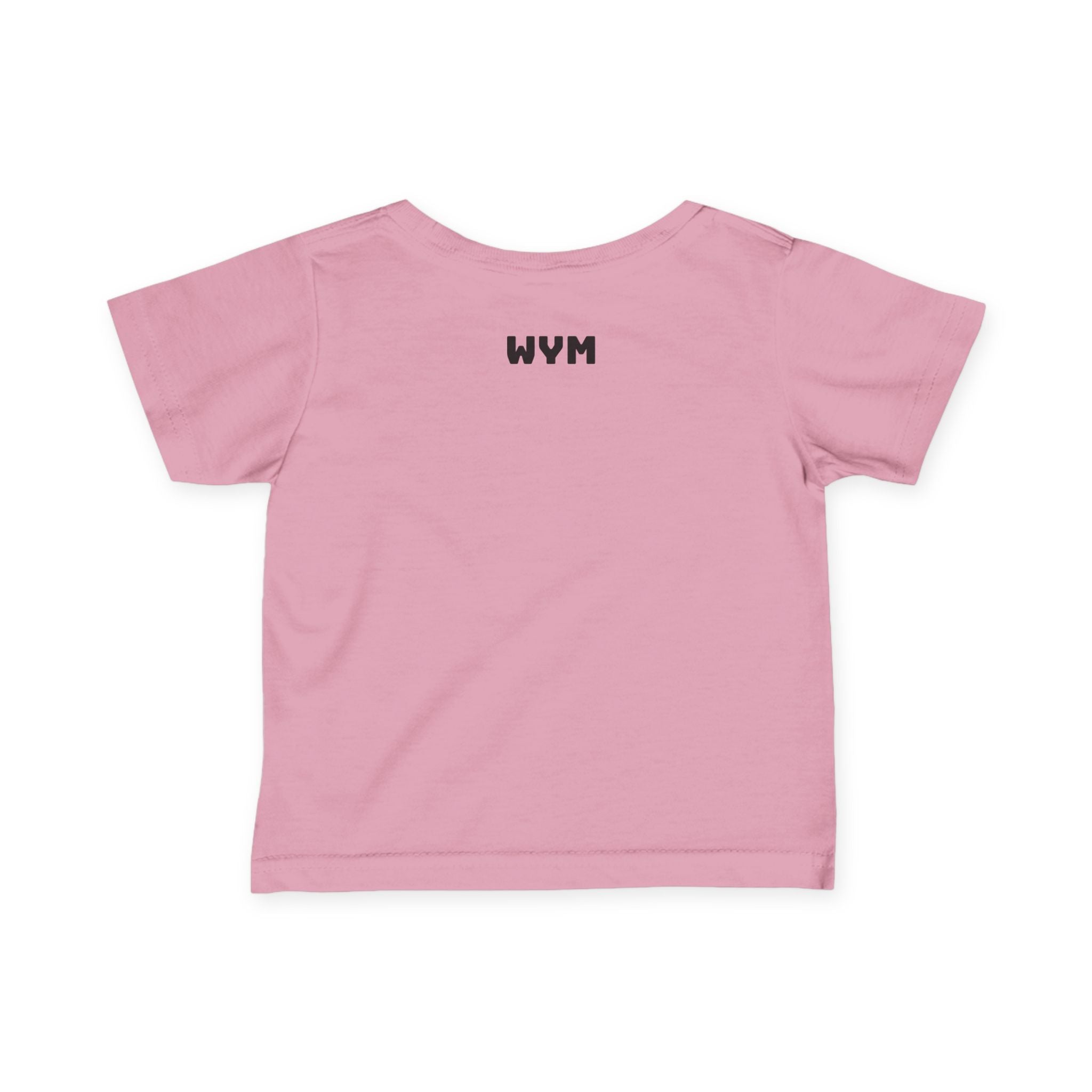 Infant Tee "Built Different" – Baby Graphic Shirt with Crown Design