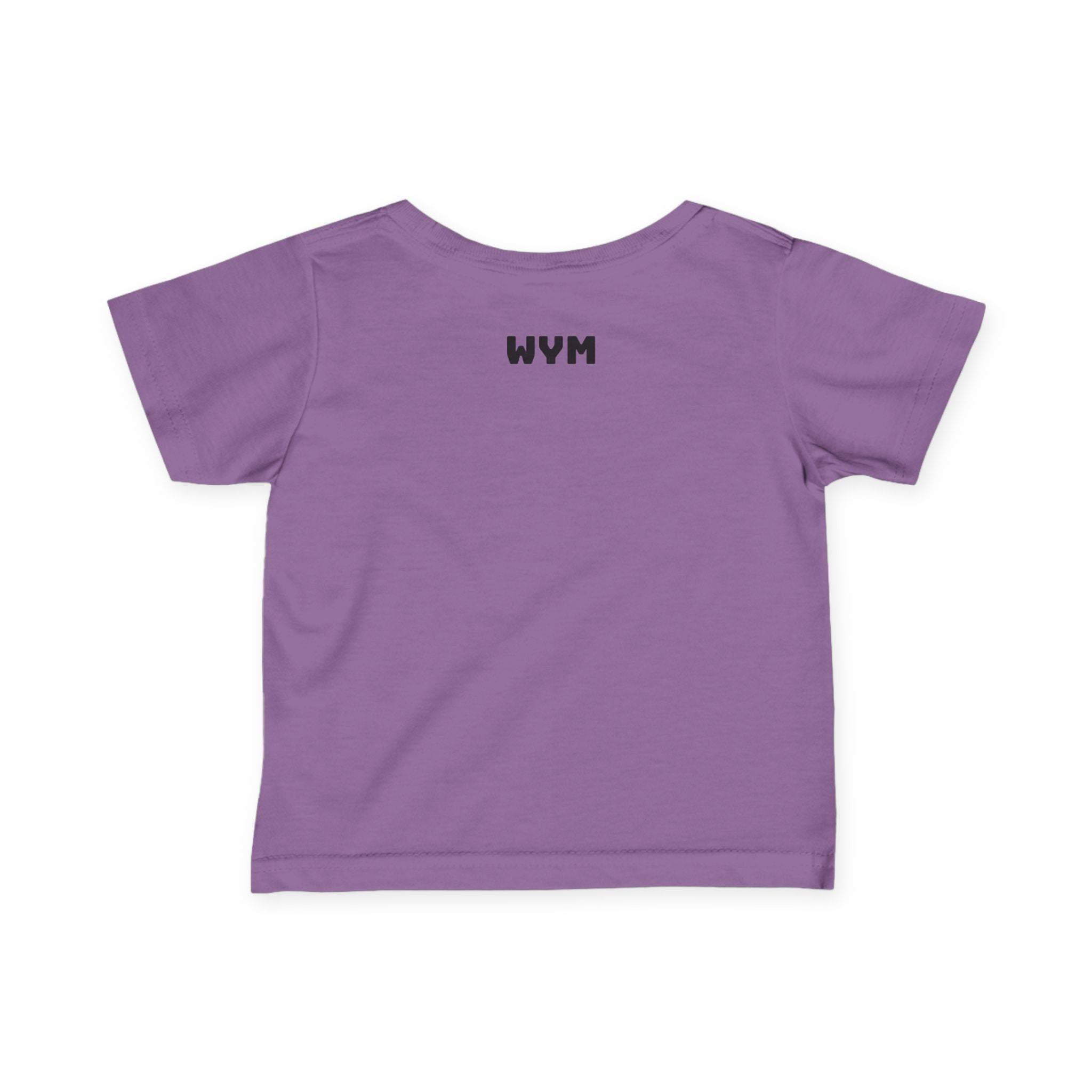Infant Tee "Built Different" – Baby Graphic Shirt with Crown Design