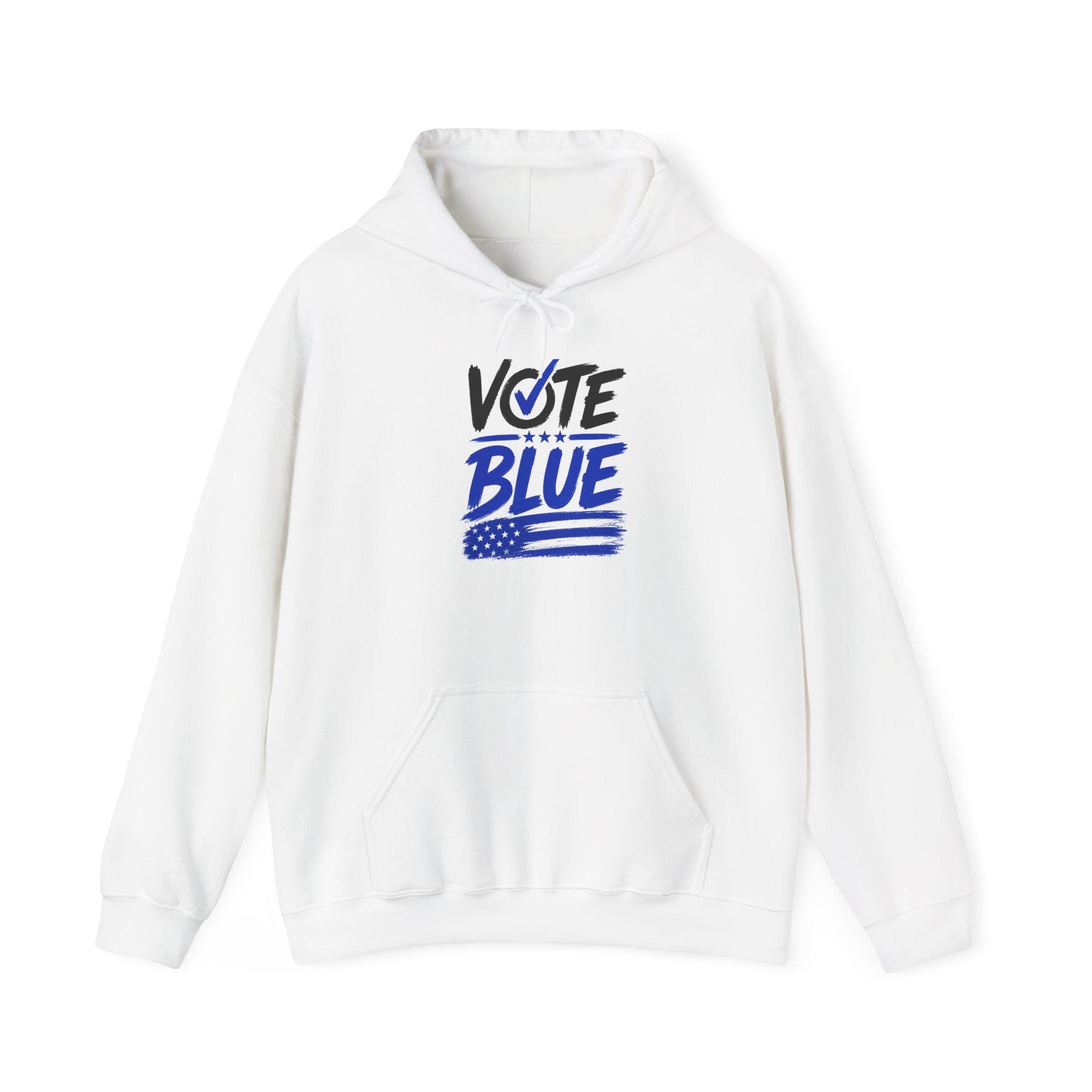 Vote Blue Hoodie — Political Campaign Support Pullover