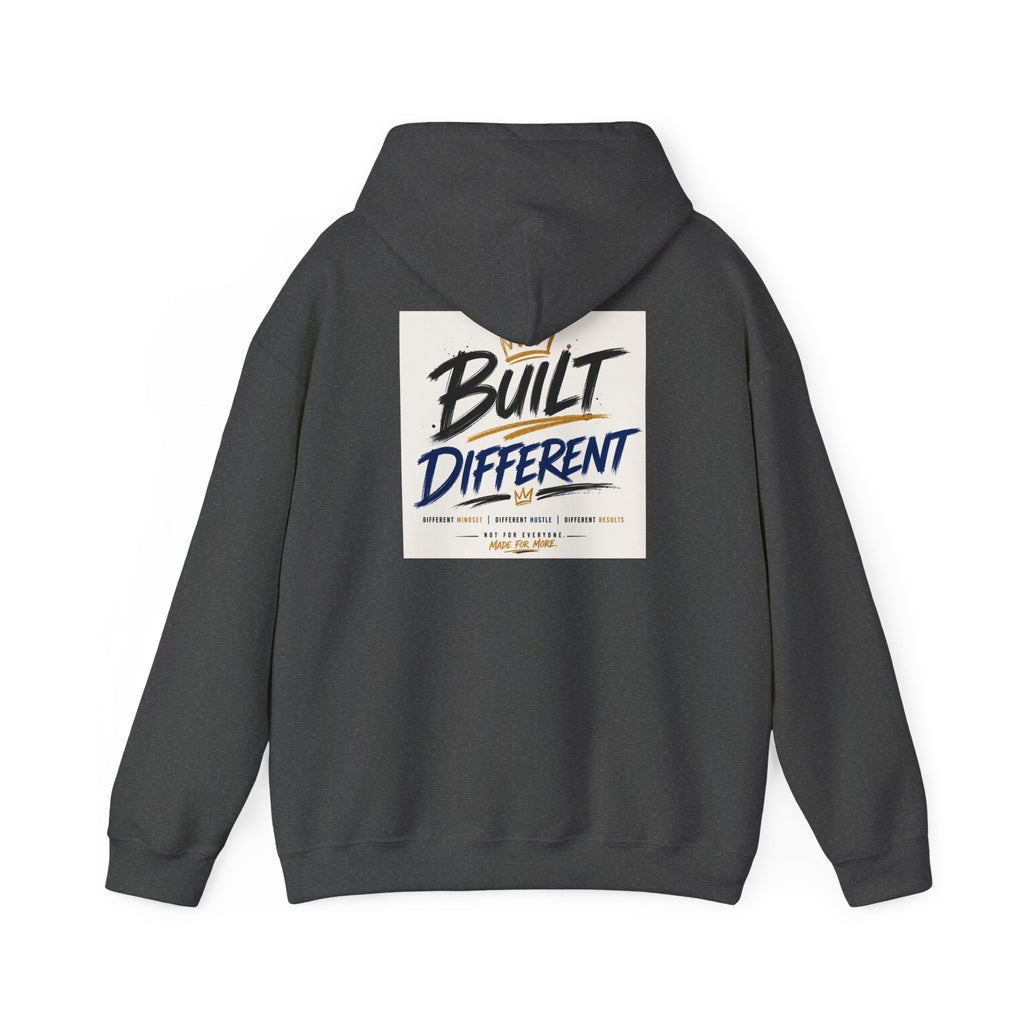 Wear Your Moment Unisex Graphic Hoodie – Built Different Pullover, 50/50 Cotton-Poly, Sizes S–4XL