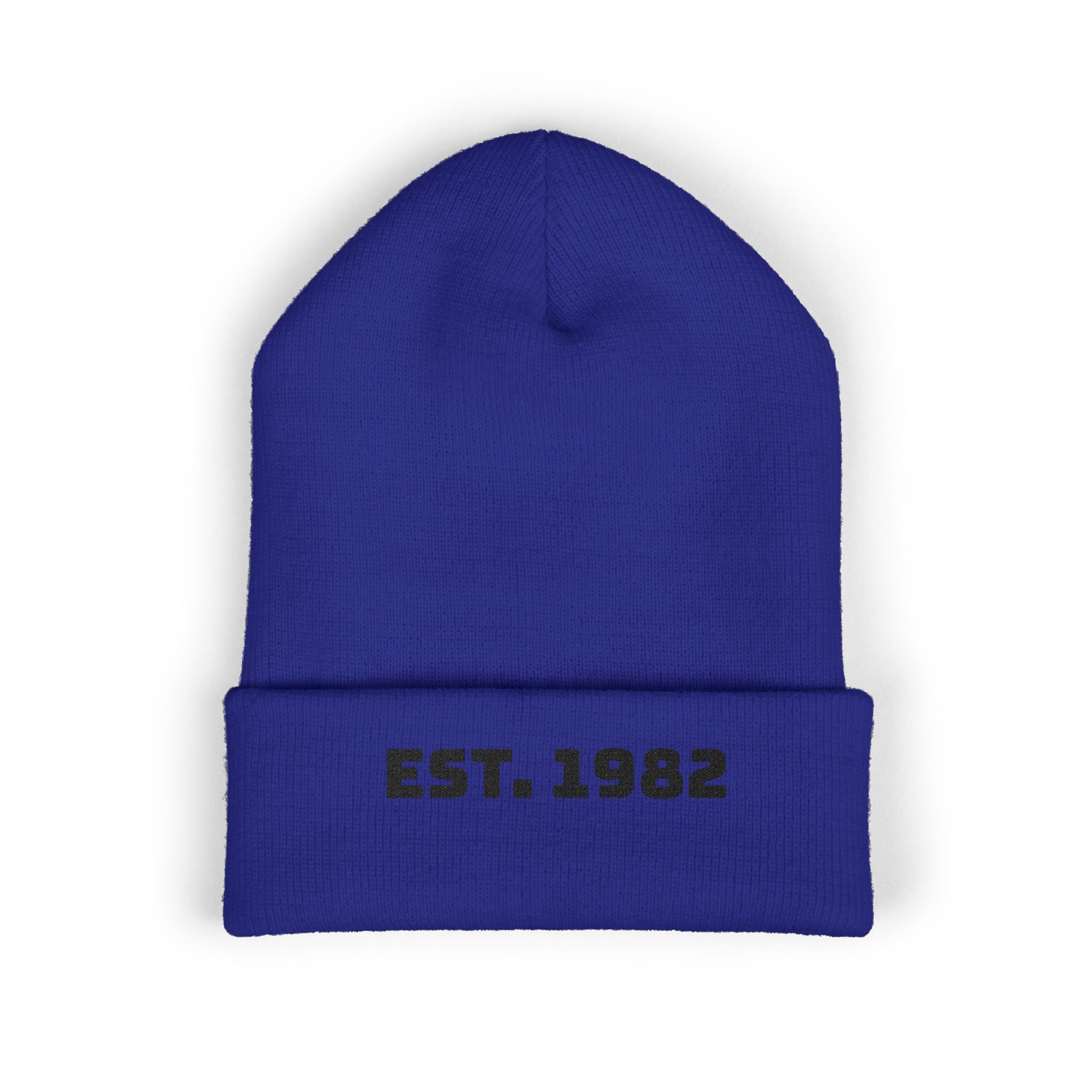 Embroidered "EST. 1982" Cuffed Beanie