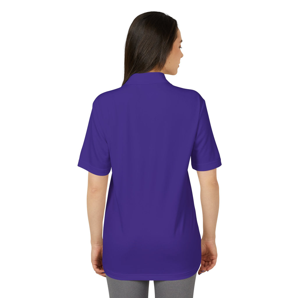 WVM Minimalist Performance Polo — White Athletic Golf Shirt