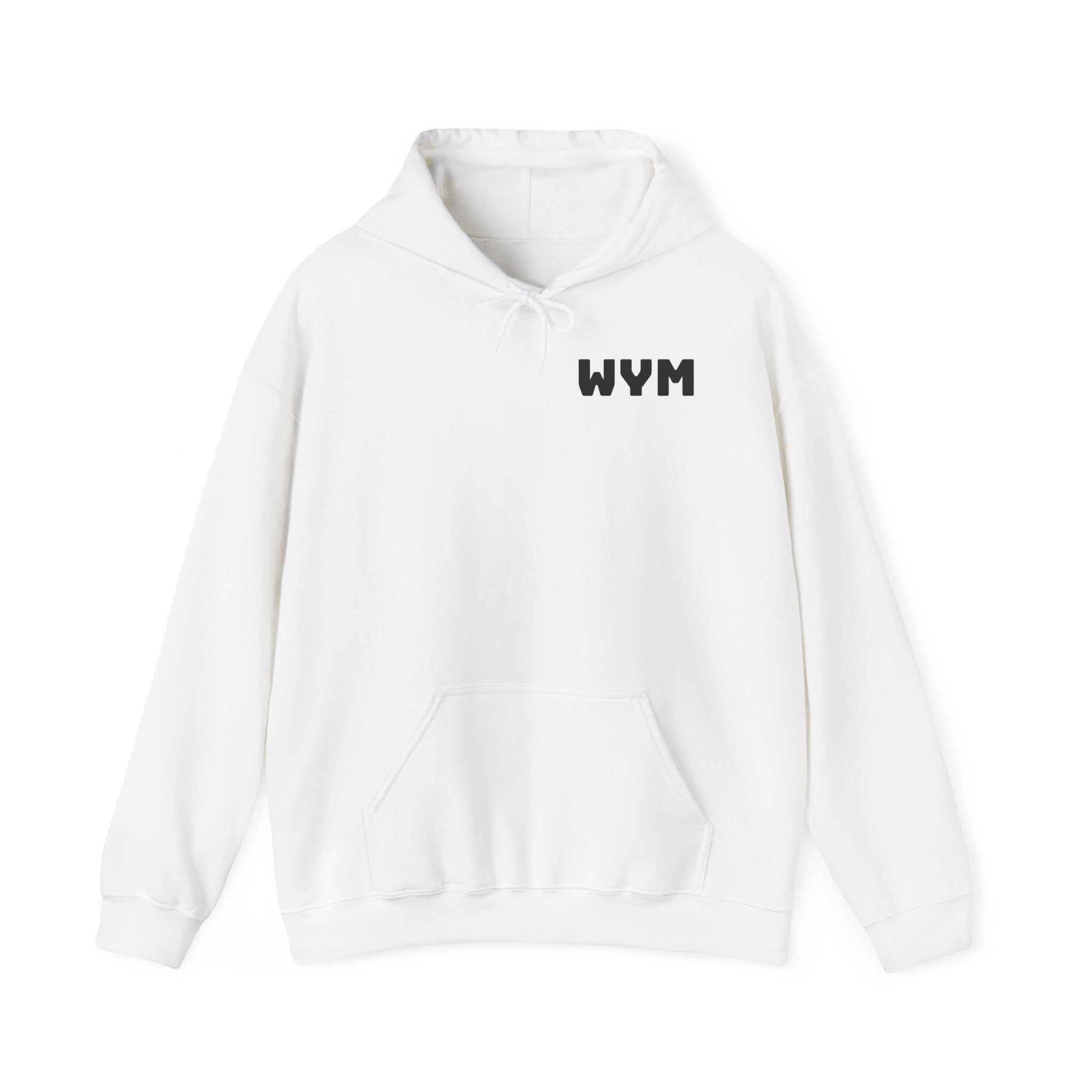 Wear Your Moment Unisex Graphic Hoodie – Built Different Pullover, 50/50 Cotton-Poly, Sizes S–4XL