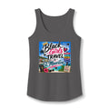 Black Girls Travel to St. Maarten Tank Top — Tropical Vacation Graphic Tank