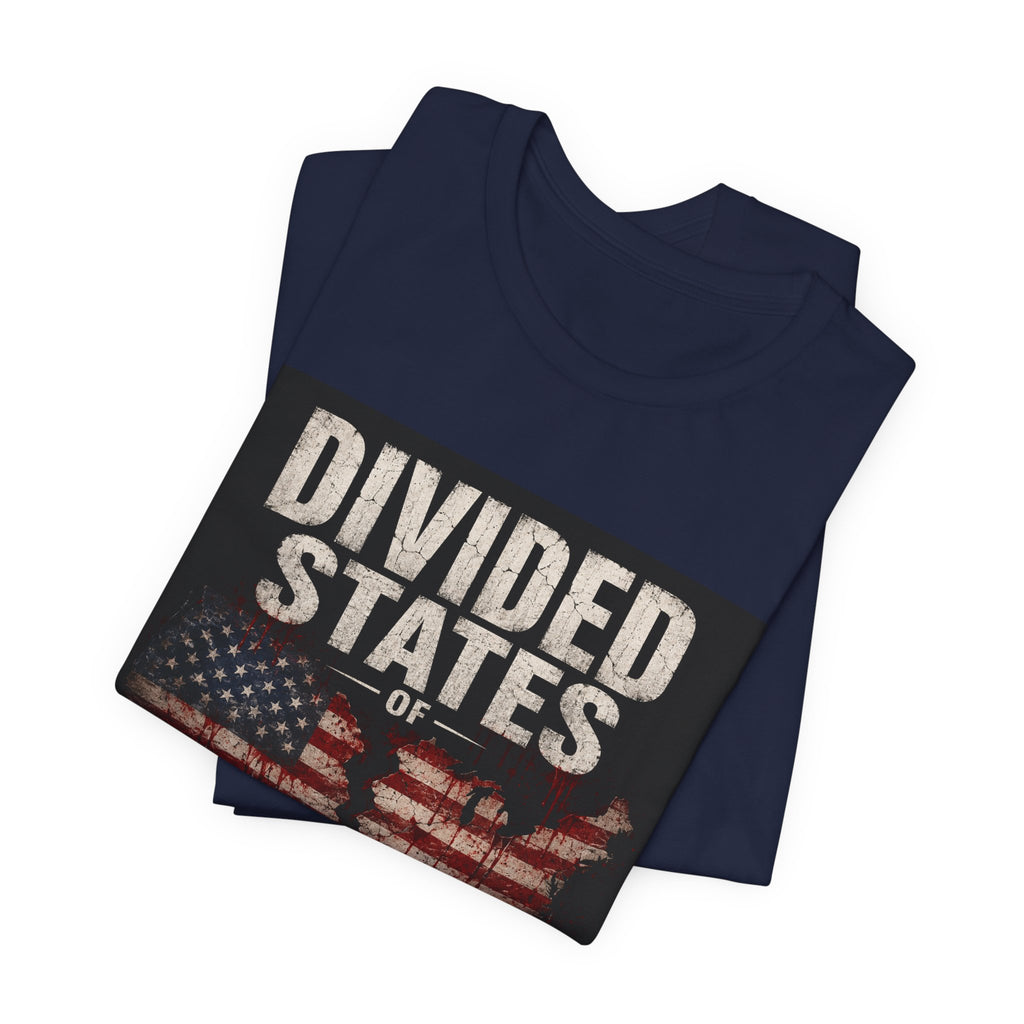 Divided States America Graphic Tee — Political Statement T-Shirt