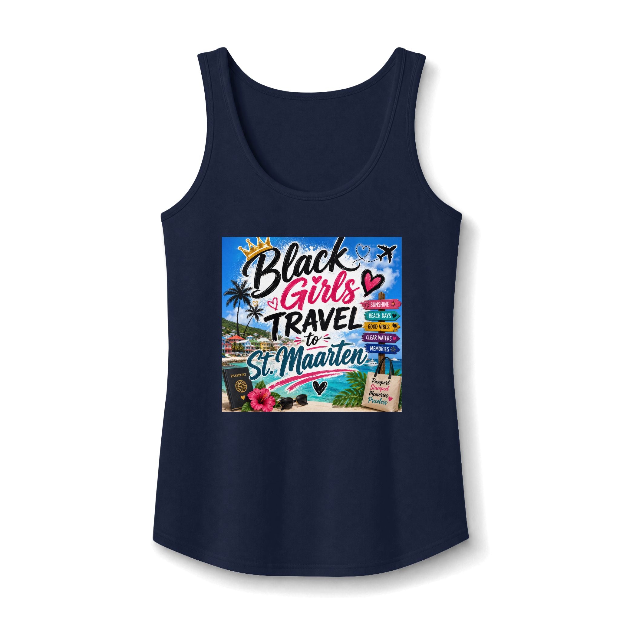 Black Girls Travel to St. Maarten Tank