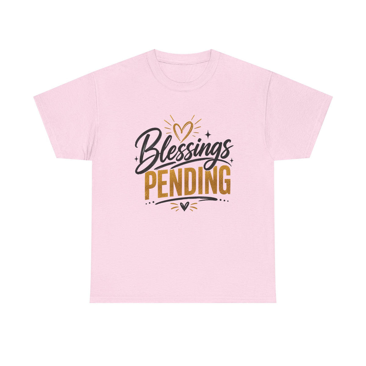 Blessings Pending Tee — Pregnancy Announcement Graphic, Soft Cotton, Unisex