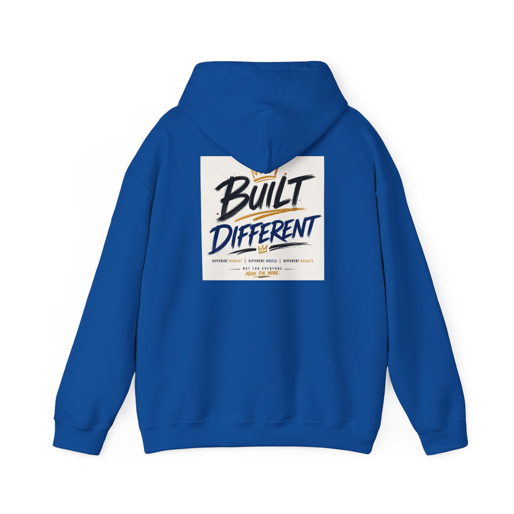 Wear Your Moment Unisex Graphic Hoodie – Built Different Pullover, 50/50 Cotton-Poly, Sizes S–4XL