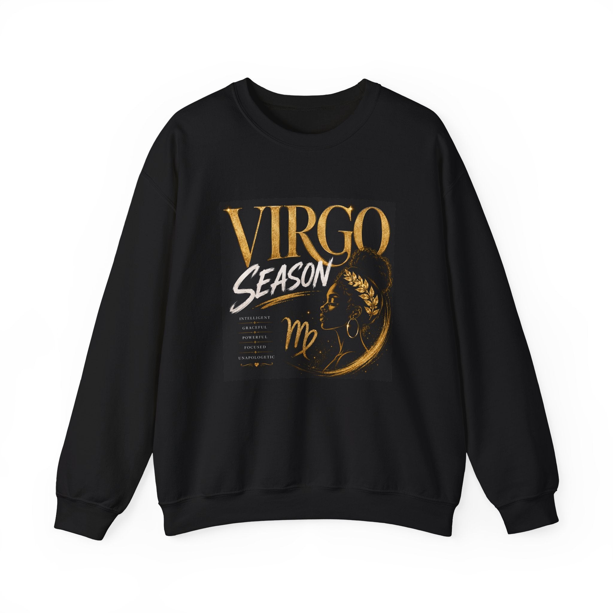 Virgo Season Crewneck Sweatshirt — Zodiac Virgo Graphic Pullover