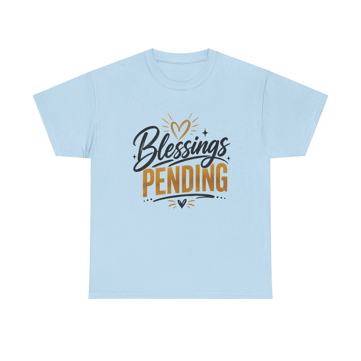 Blessings Pending Tee — Pregnancy Announcement Graphic, Soft Cotton, Unisex