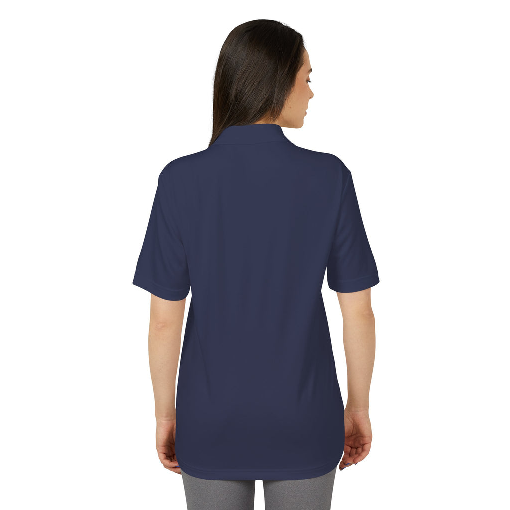 WVM Minimalist Performance Polo — White Athletic Golf Shirt