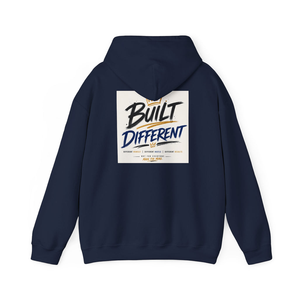 Wear Your Moment Unisex Graphic Hoodie – Built Different Pullover, 50/50 Cotton-Poly, Sizes S–4XL