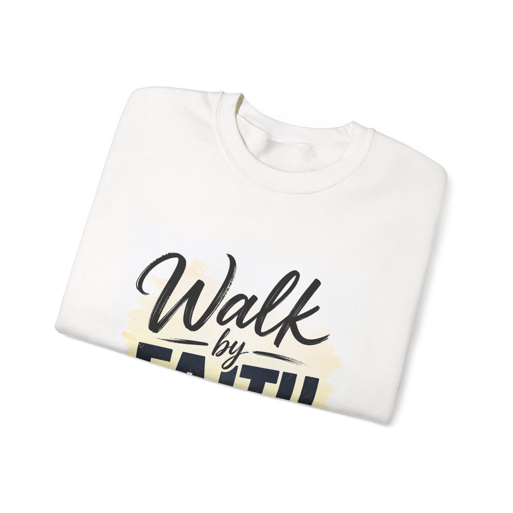 Walk by Faith Sweatshirt — Christian Inspirational Crewneck