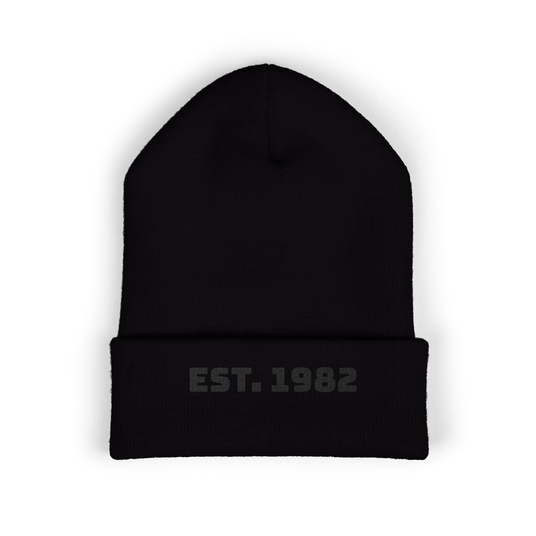 Embroidered "EST. 1982" Cuffed Beanie