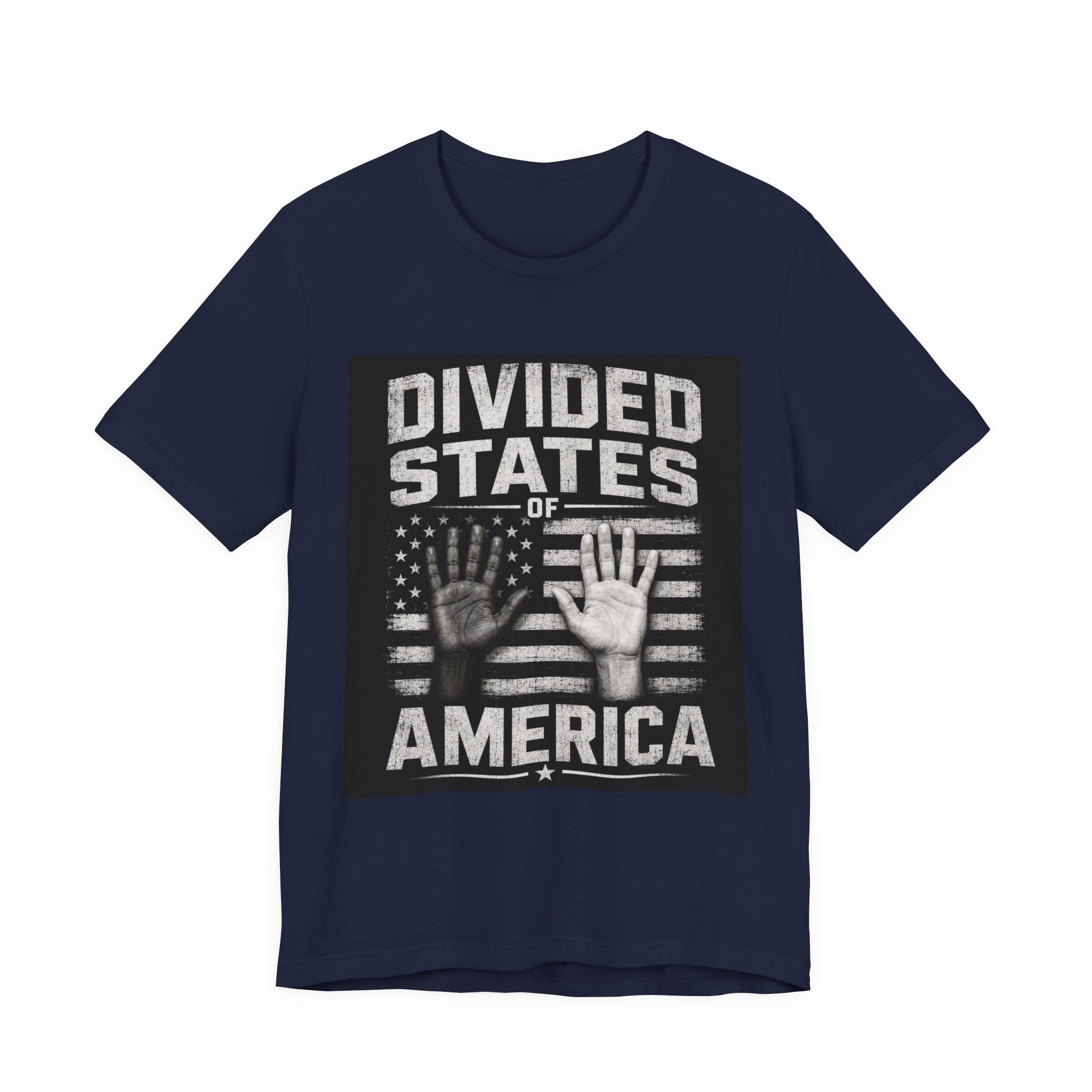 Wear Your Moment Unisex Graphic T-Shirt – Divided States of America, Lightweight Ring-Spun Cotton, Sizes S–4XL