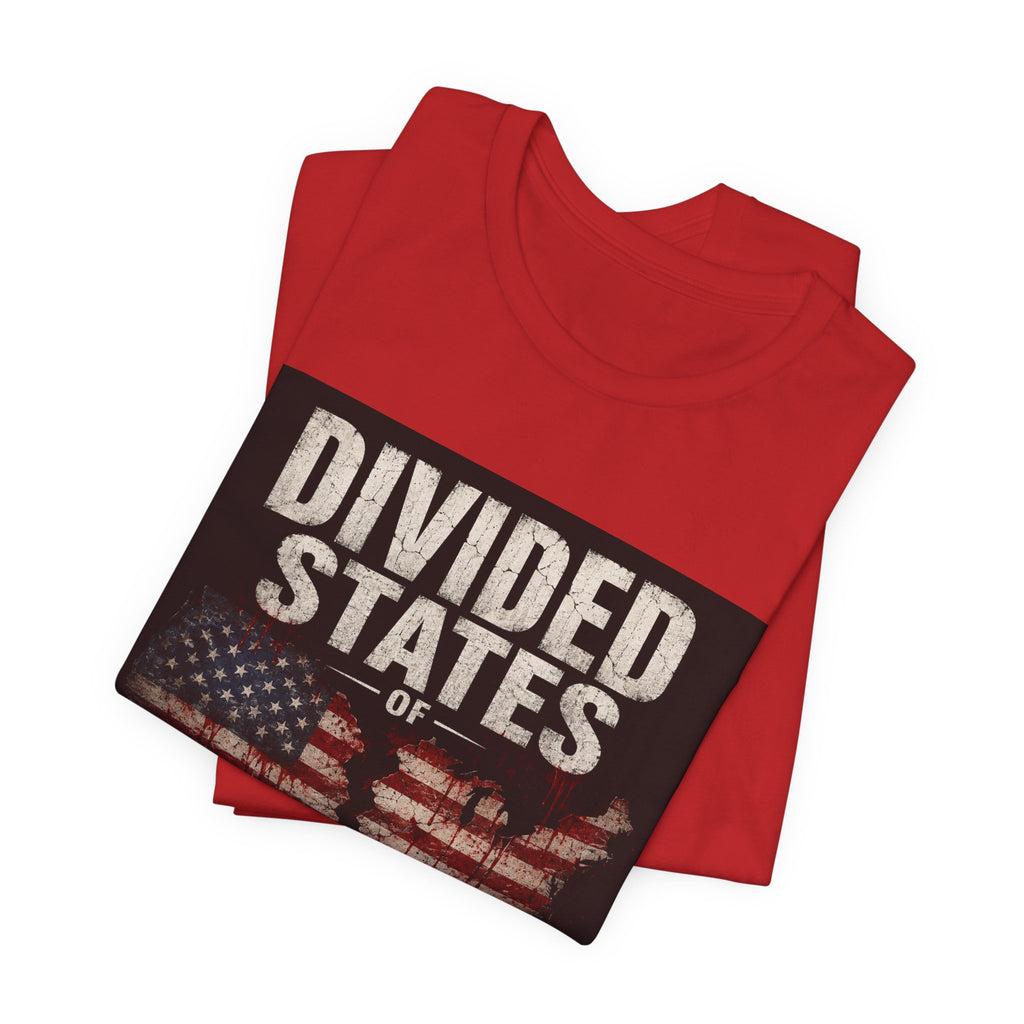Divided States America Graphic Tee — Political Statement T-Shirt