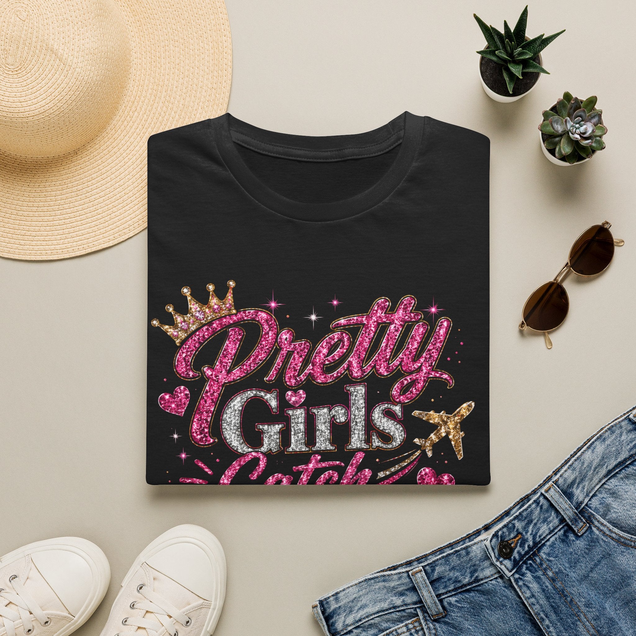 Pretty Girls Catch Flights Tee