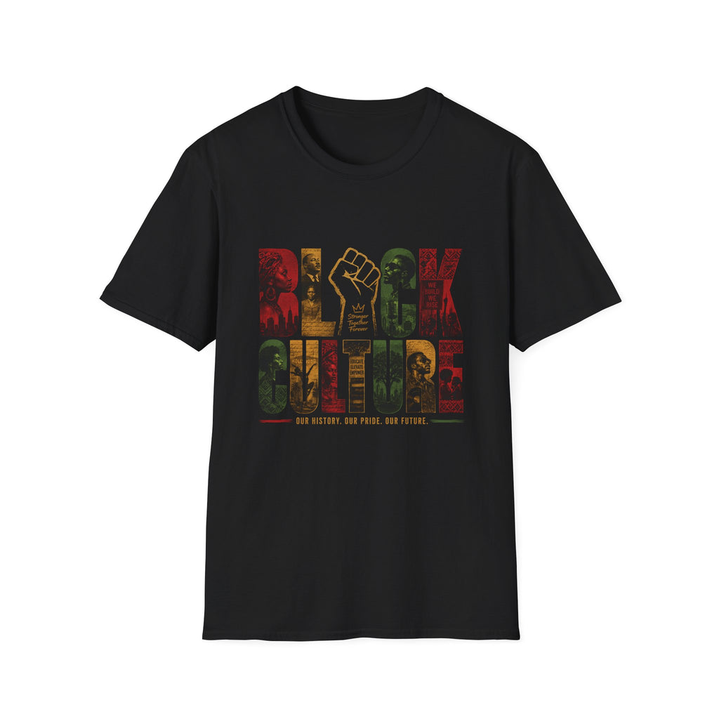 Black History Month Fist Tee — Unity, Pride & Heritage Graphic, Lightweight OEKO-TEX® Cotton