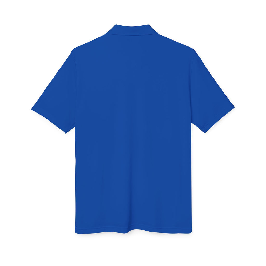 WVM Minimalist Performance Polo — White Athletic Golf Shirt