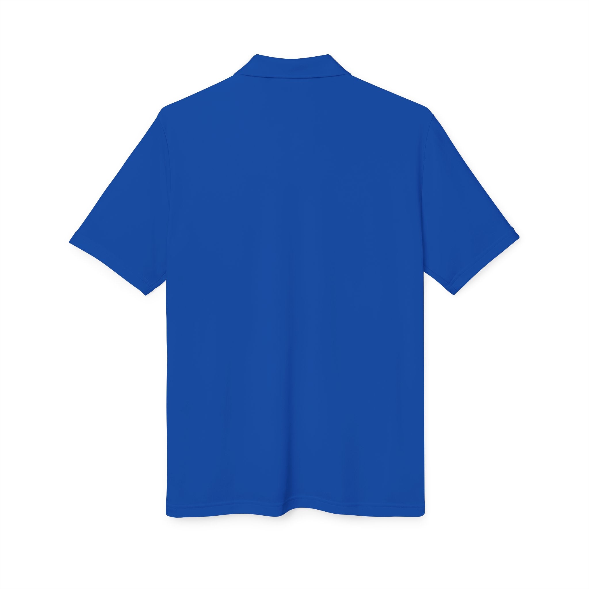 WVM Minimalist Performance Polo — White Athletic Golf Shirt