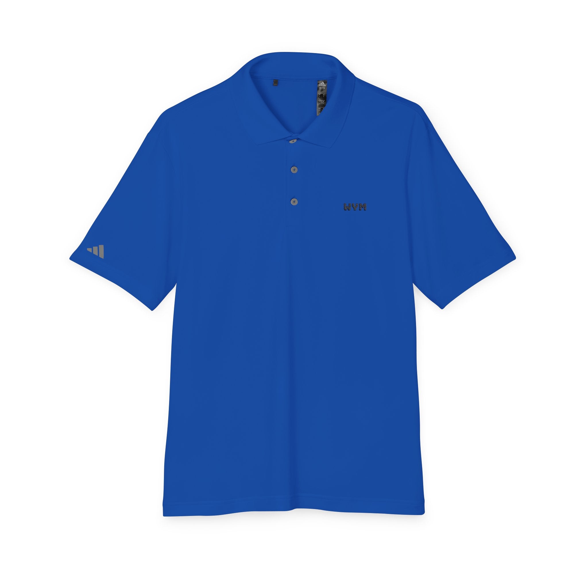WVM Minimalist Performance Polo — White Athletic Golf Shirt