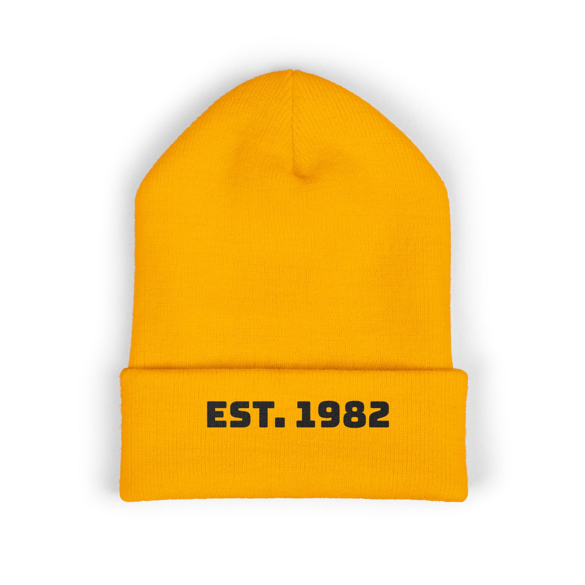Embroidered "EST. 1982" Cuffed Beanie