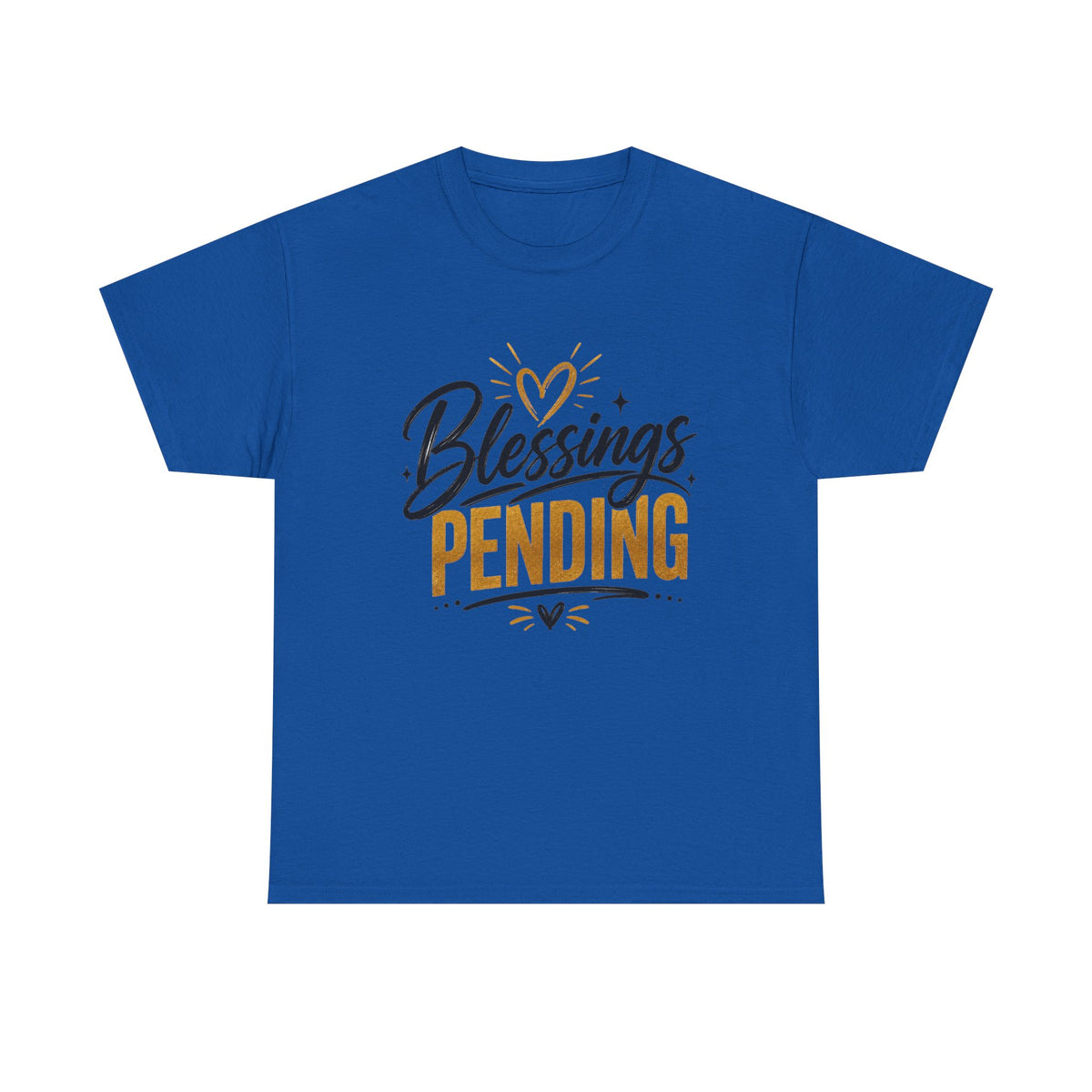 Blessings Pending Tee — Pregnancy Announcement Graphic, Soft Cotton, Unisex
