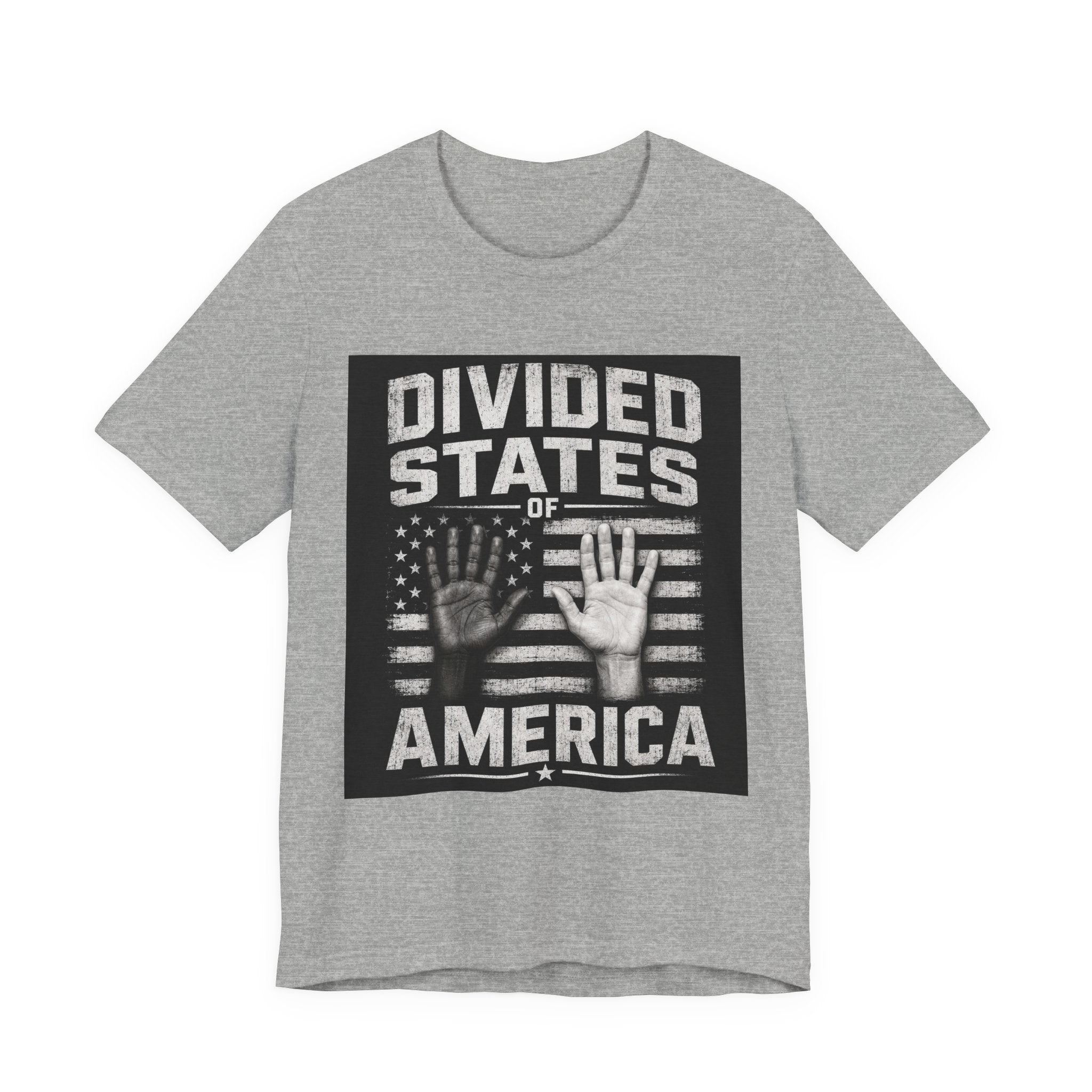 Wear Your Moment Unisex Graphic T-Shirt – Divided States of America, Lightweight Ring-Spun Cotton, Sizes S–4XL
